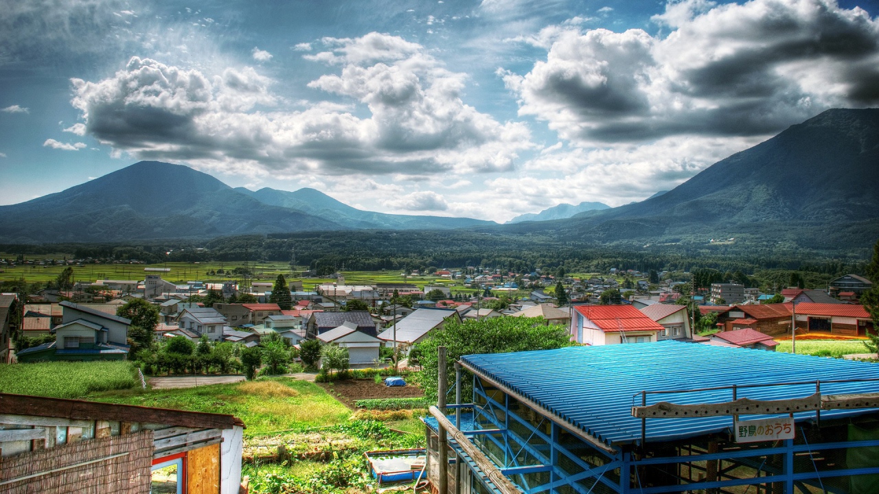 Город в долине гор
