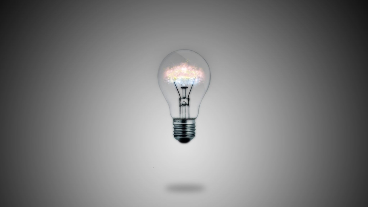 Светящеяся лампочка накаливания