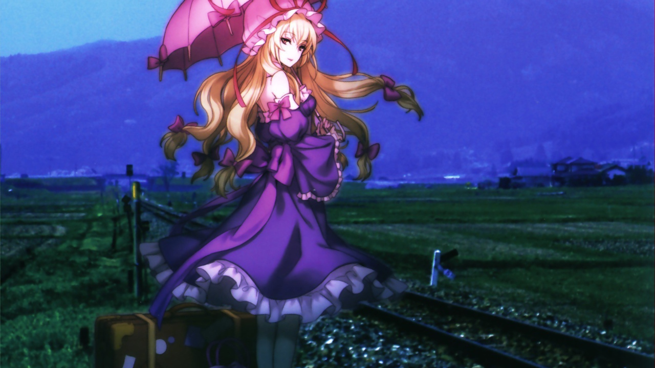 Девушка ждет поезд