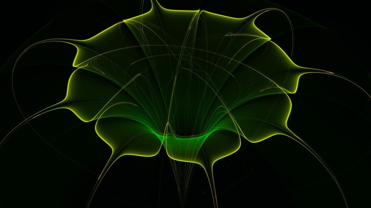 3D зеленая фигура