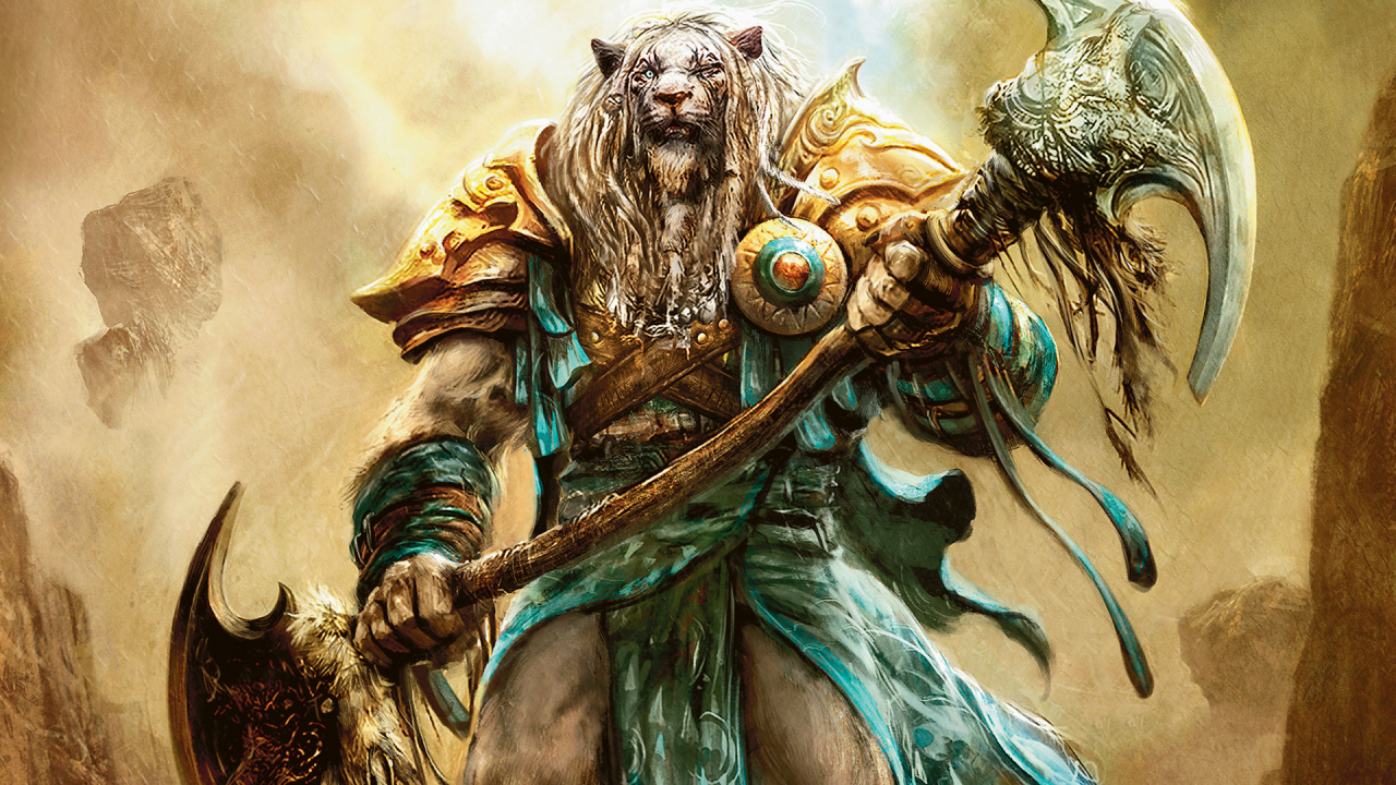 Человек с головой льва