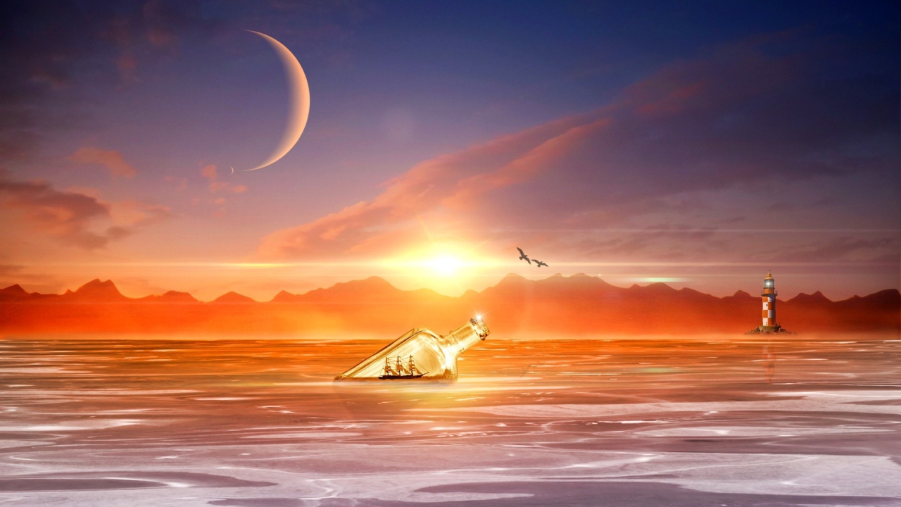 Фантазия с бутылкой