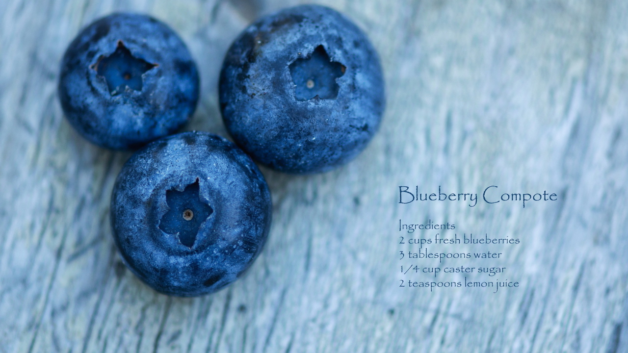 Черничный компот