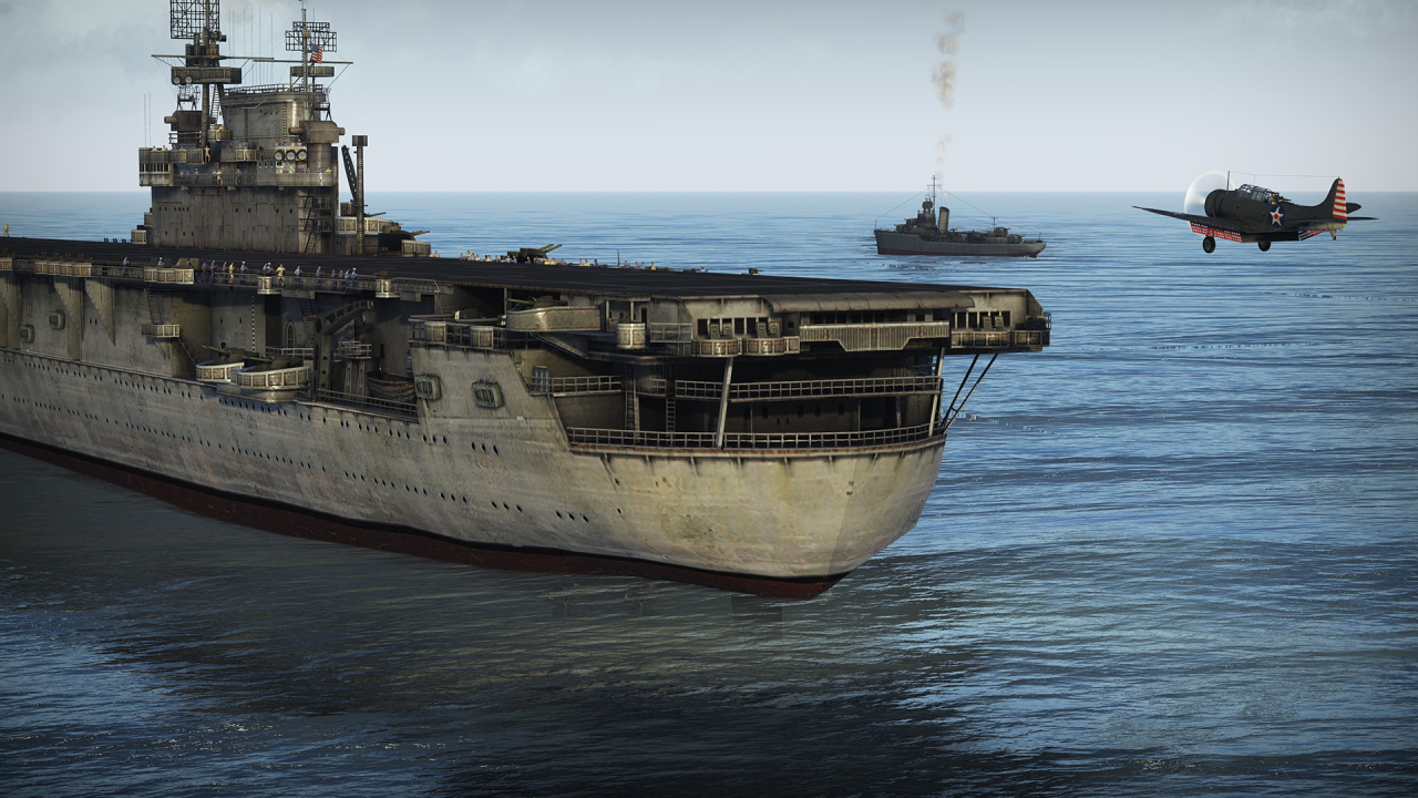 War Thunder огромный корабль