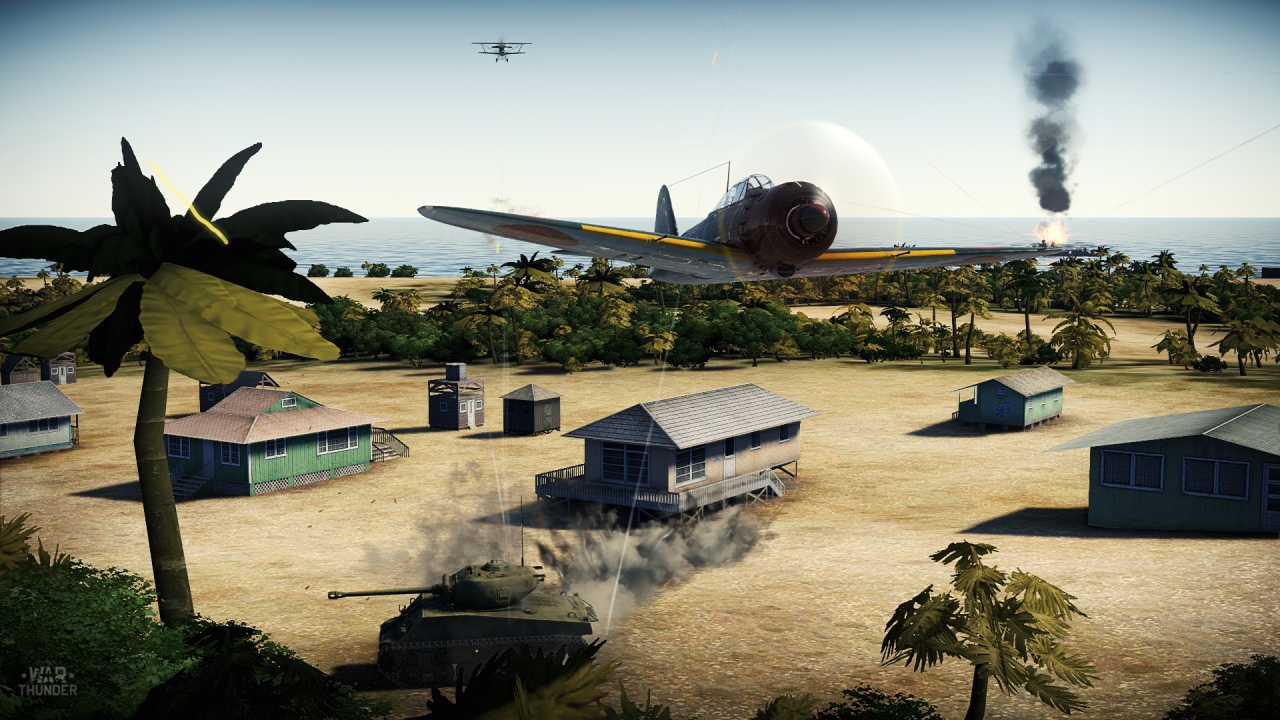 Военный самолет из игры War Thunder