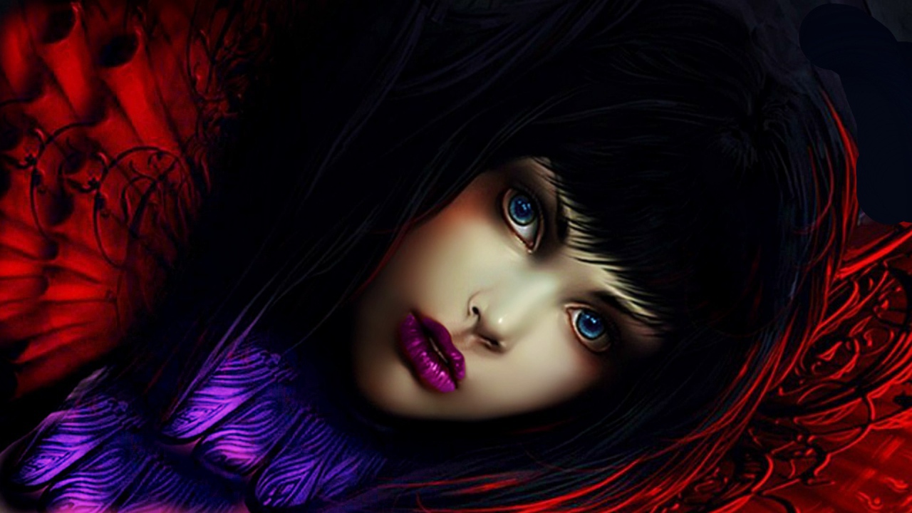 Фиолетовые губы