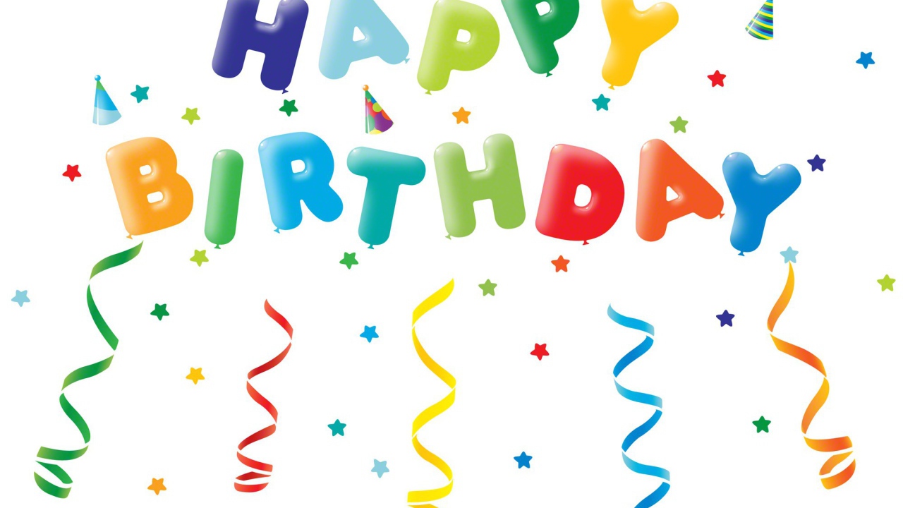 Яркое поздравление на день рождения
