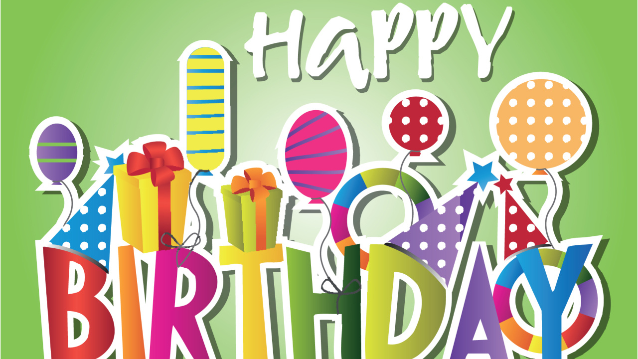 Весёлая картинка на день рождения