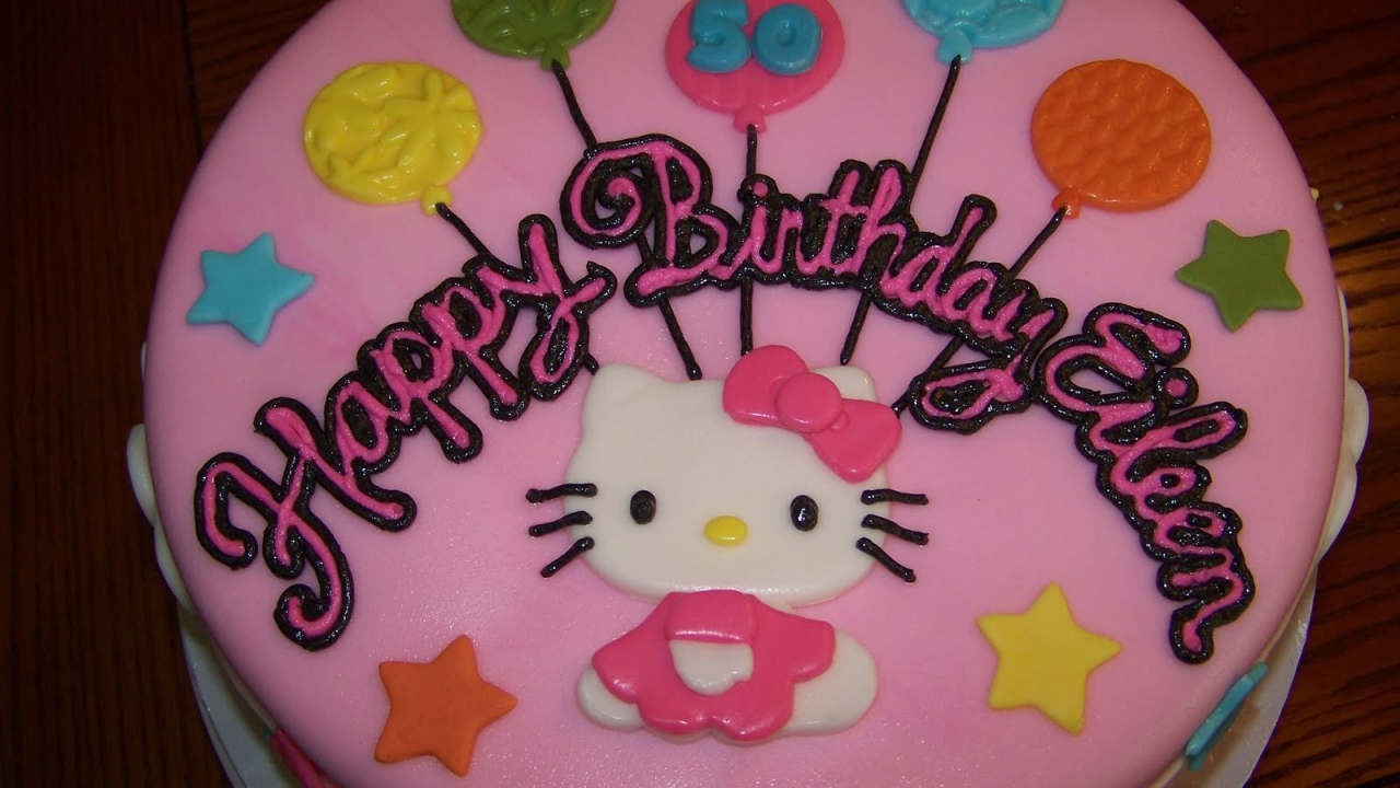 Китти торт на день рождения