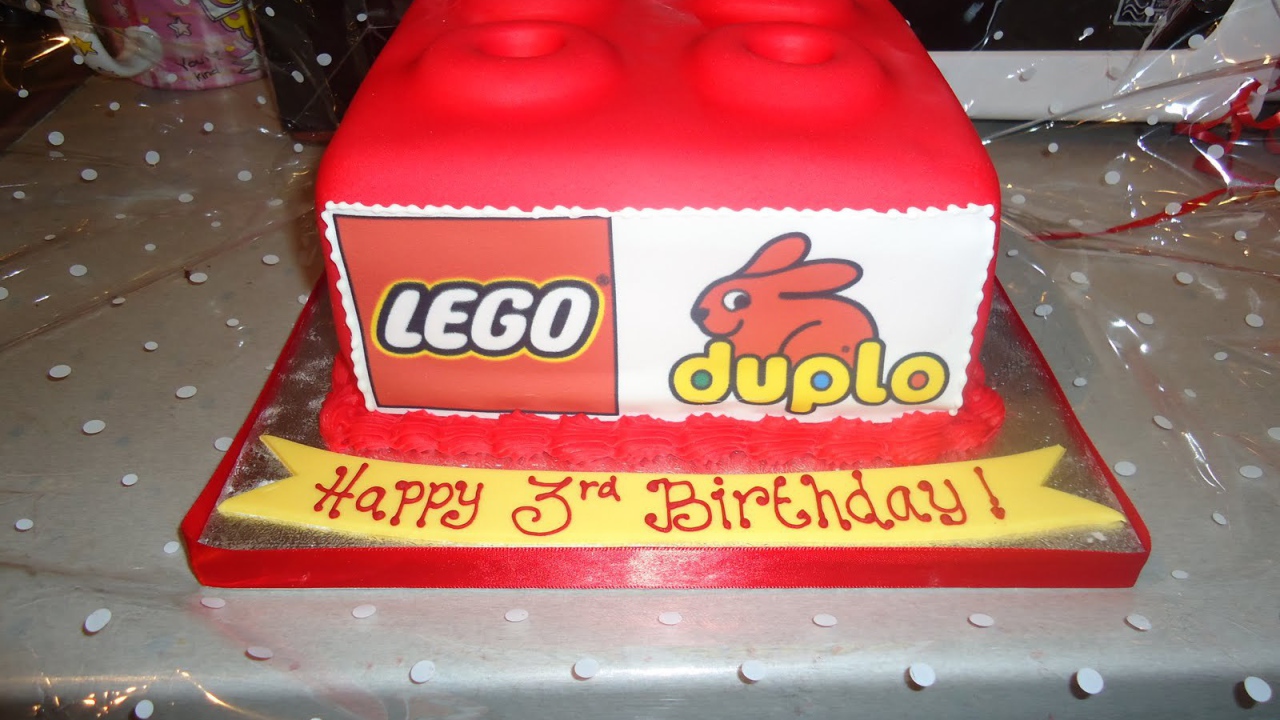 Lego cake for birthday