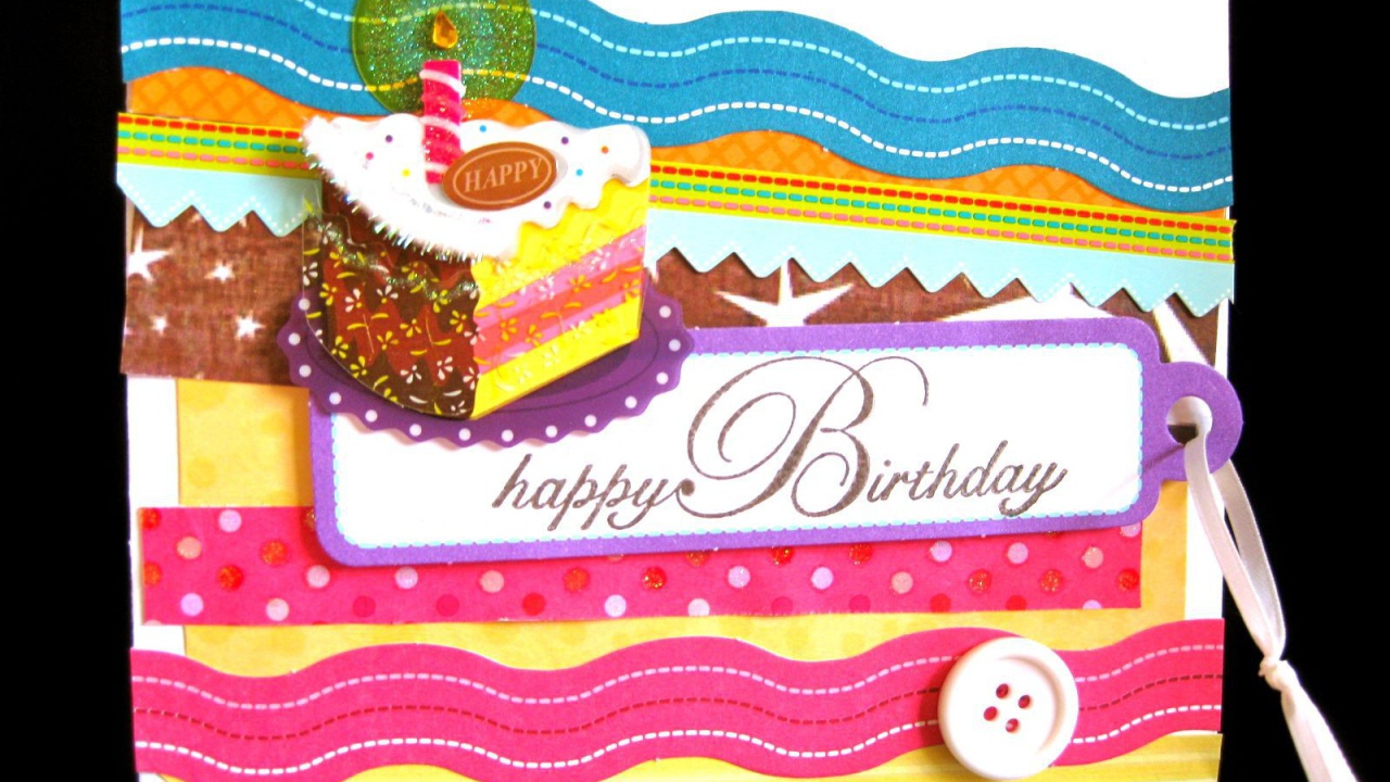 Оригинальная открытка на день рождения