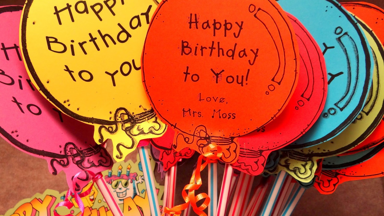 Бумажные шары на день рождения