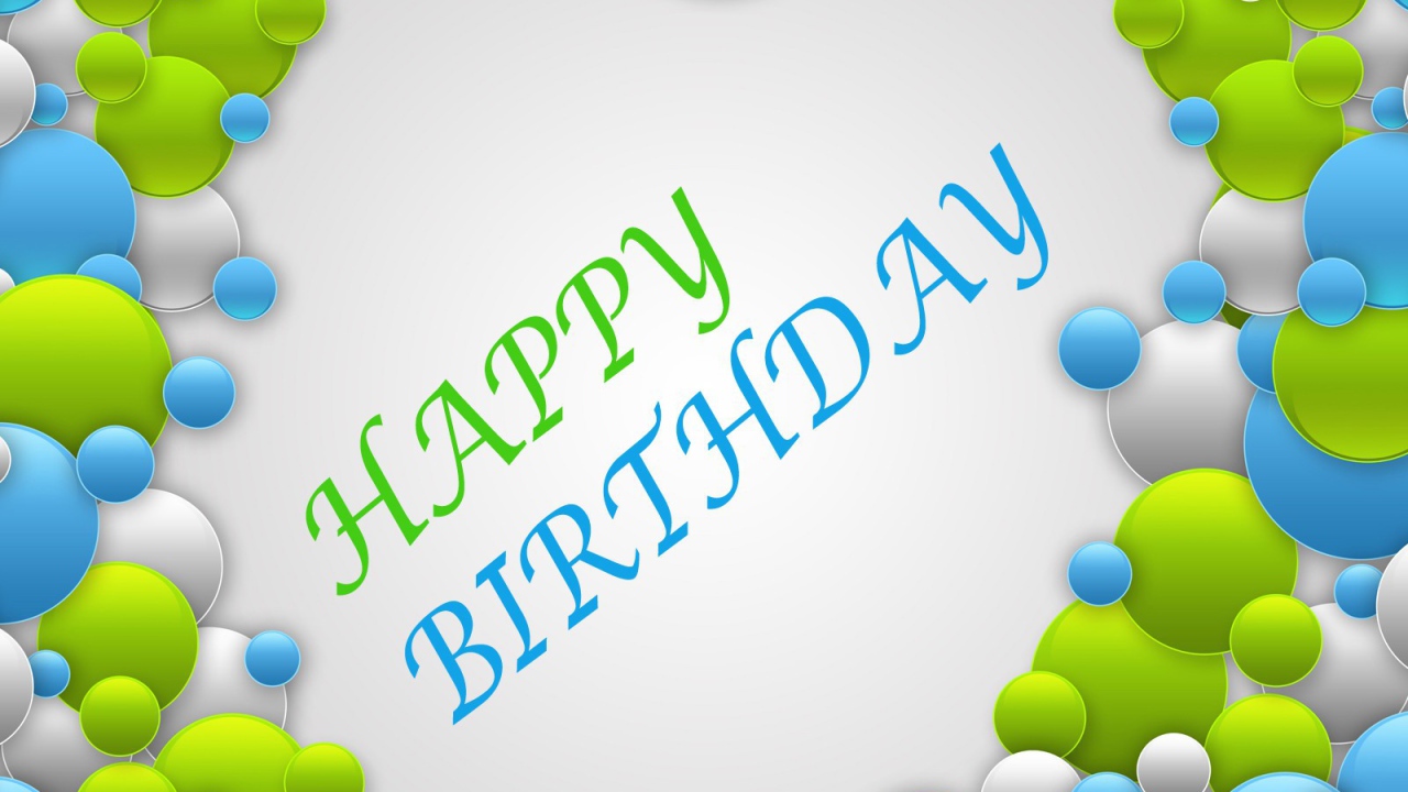 Картинки с пузырями на день рождения