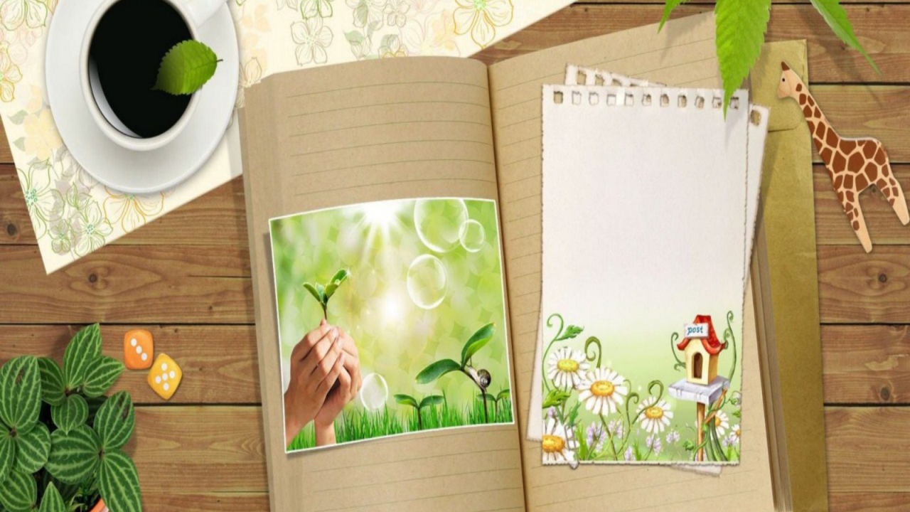 Вегетарианская открытка на день рождения