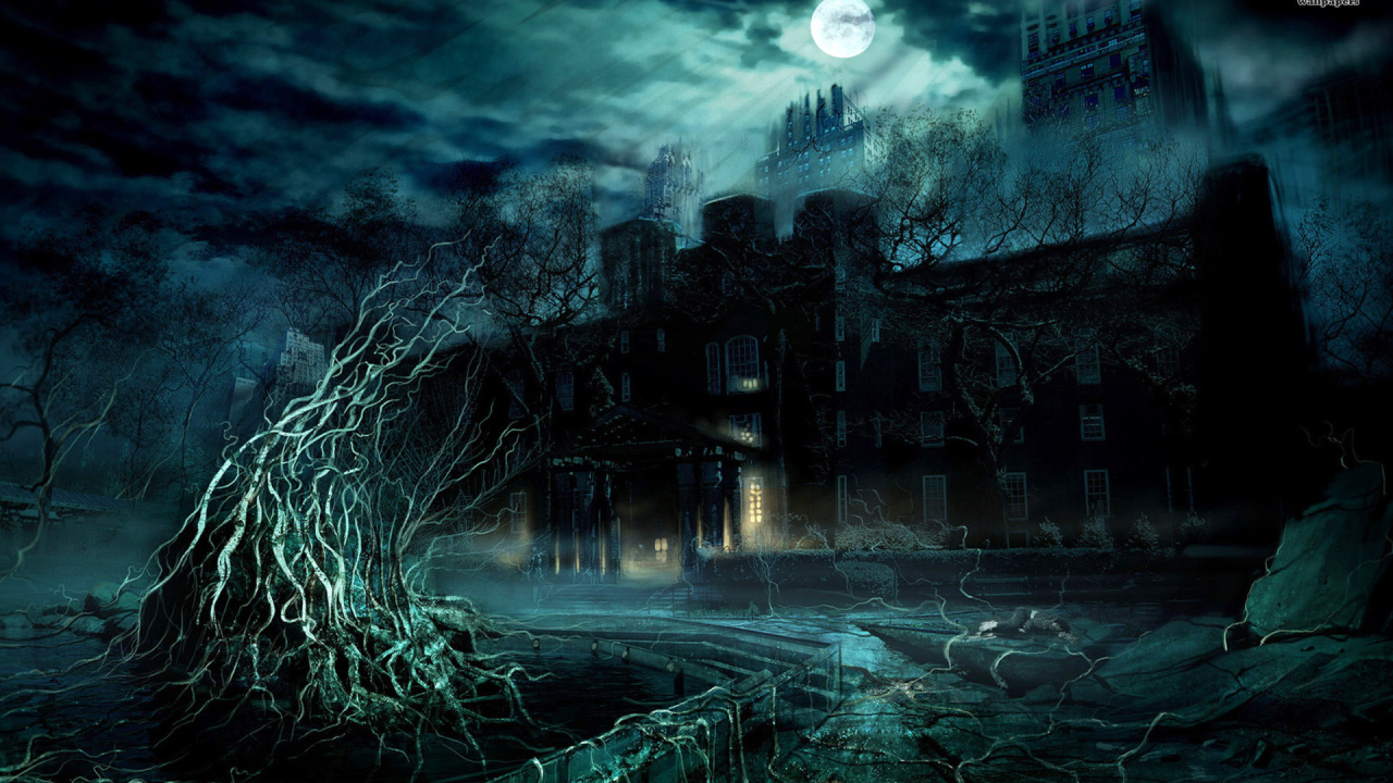 Хэллоуин Особняк с привидениями