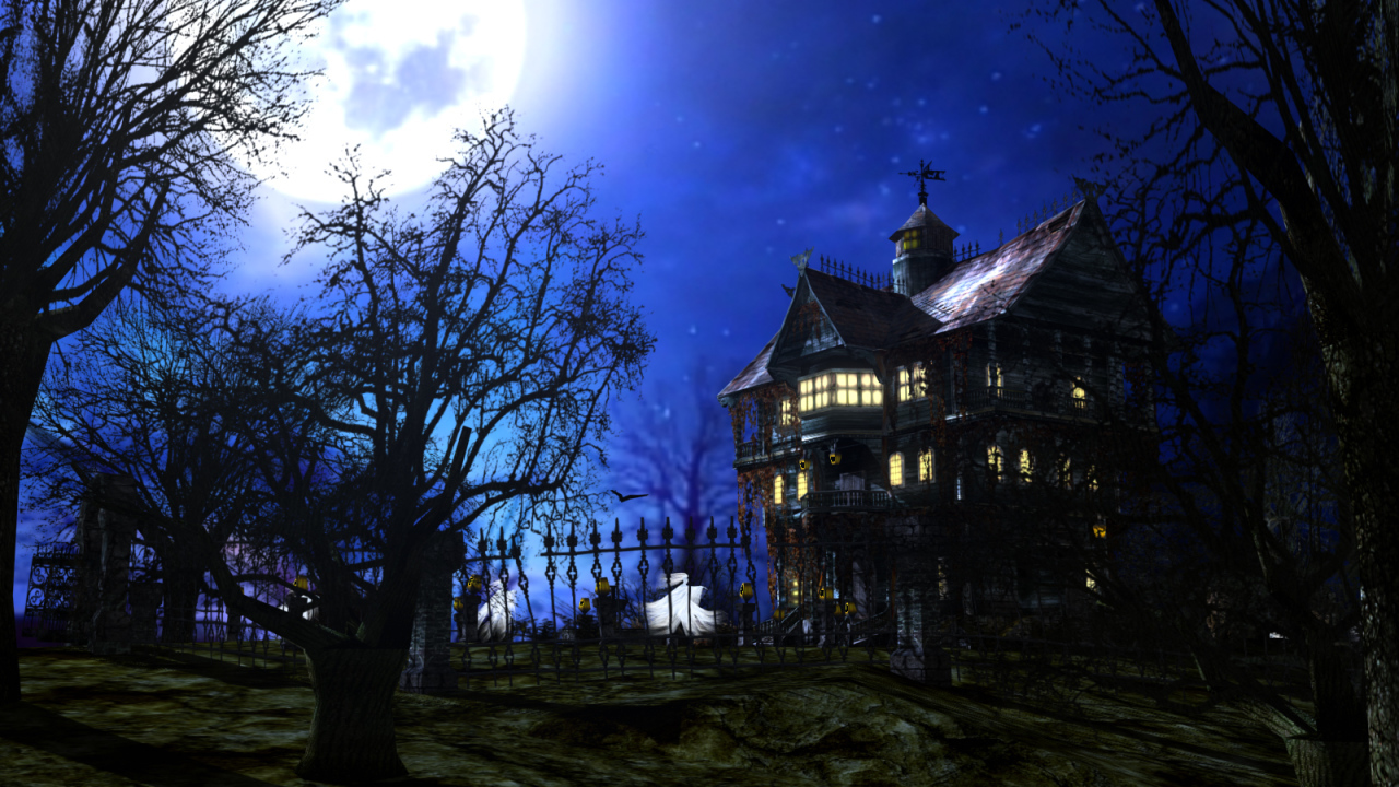 Хэллоуин дом привидений