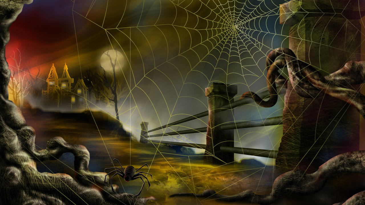 Хэллоуин паук