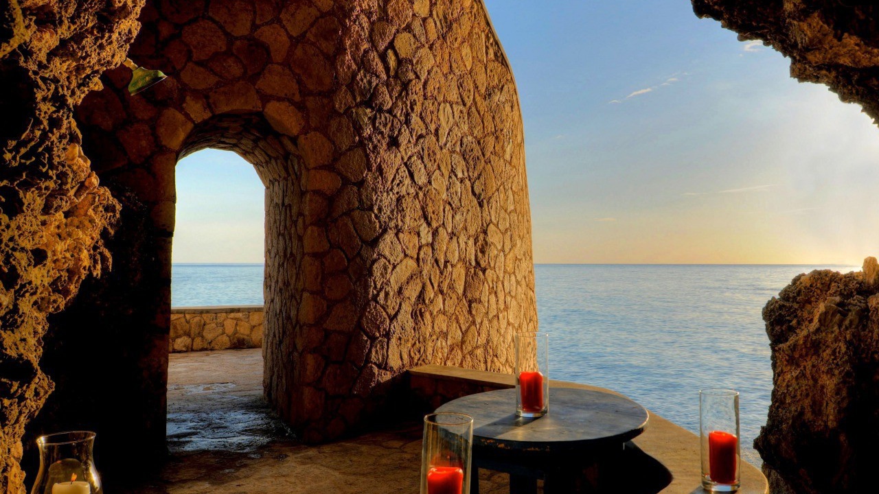 Балкон на берегу океана