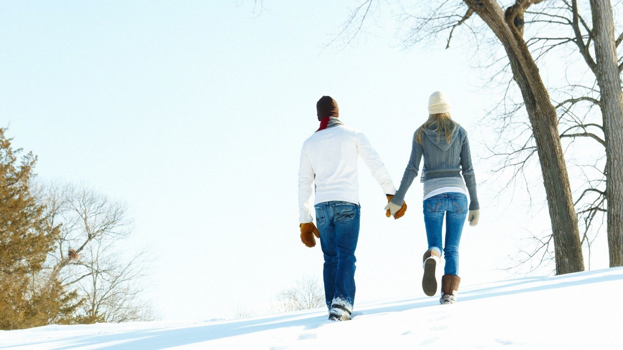 Любовь в зимнем лесу