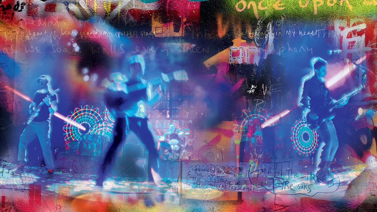Coldplay стиле граффити