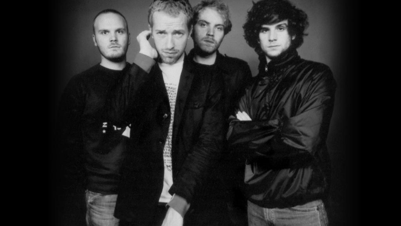 Coldplay группа в черном