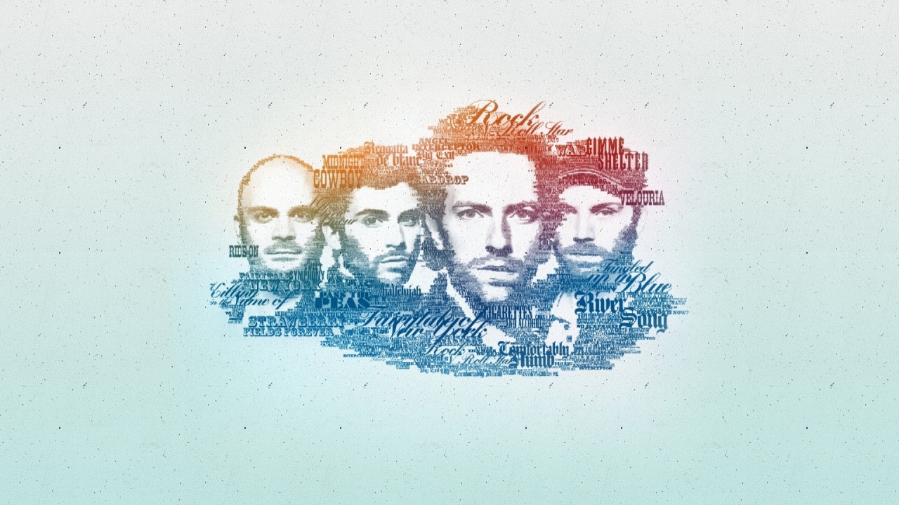 Coldplay рисунок в HD