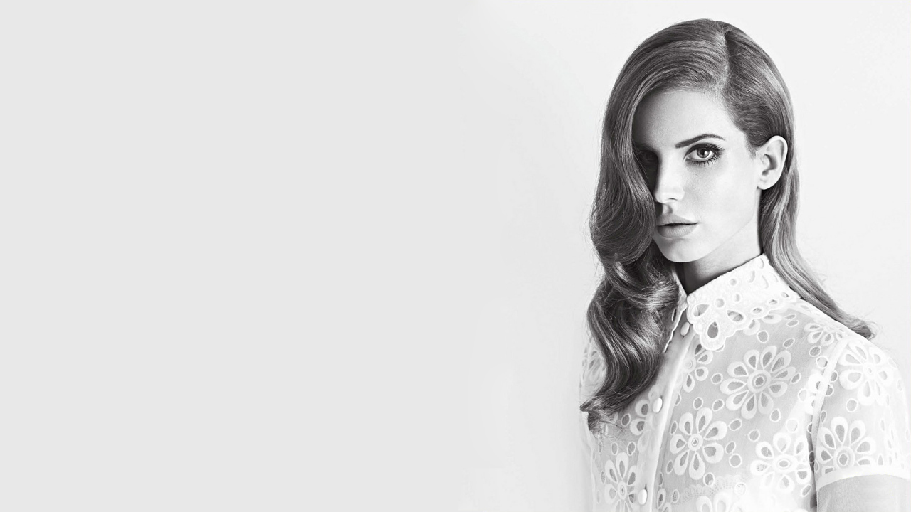 Lana Del Rey белая картинка