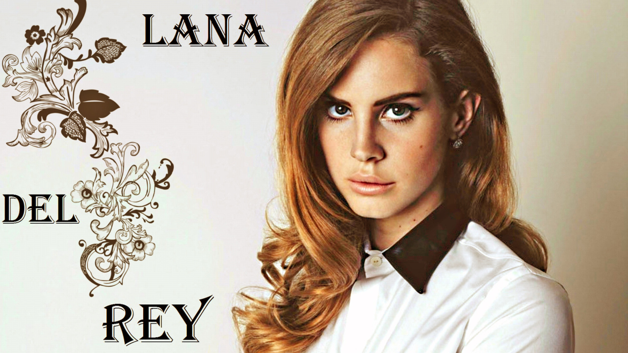 Lana Del Rey в белой рубашке HD