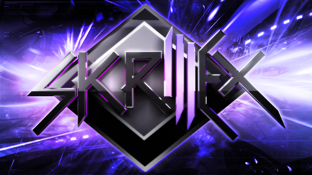 Skrillex фиолетовая картина