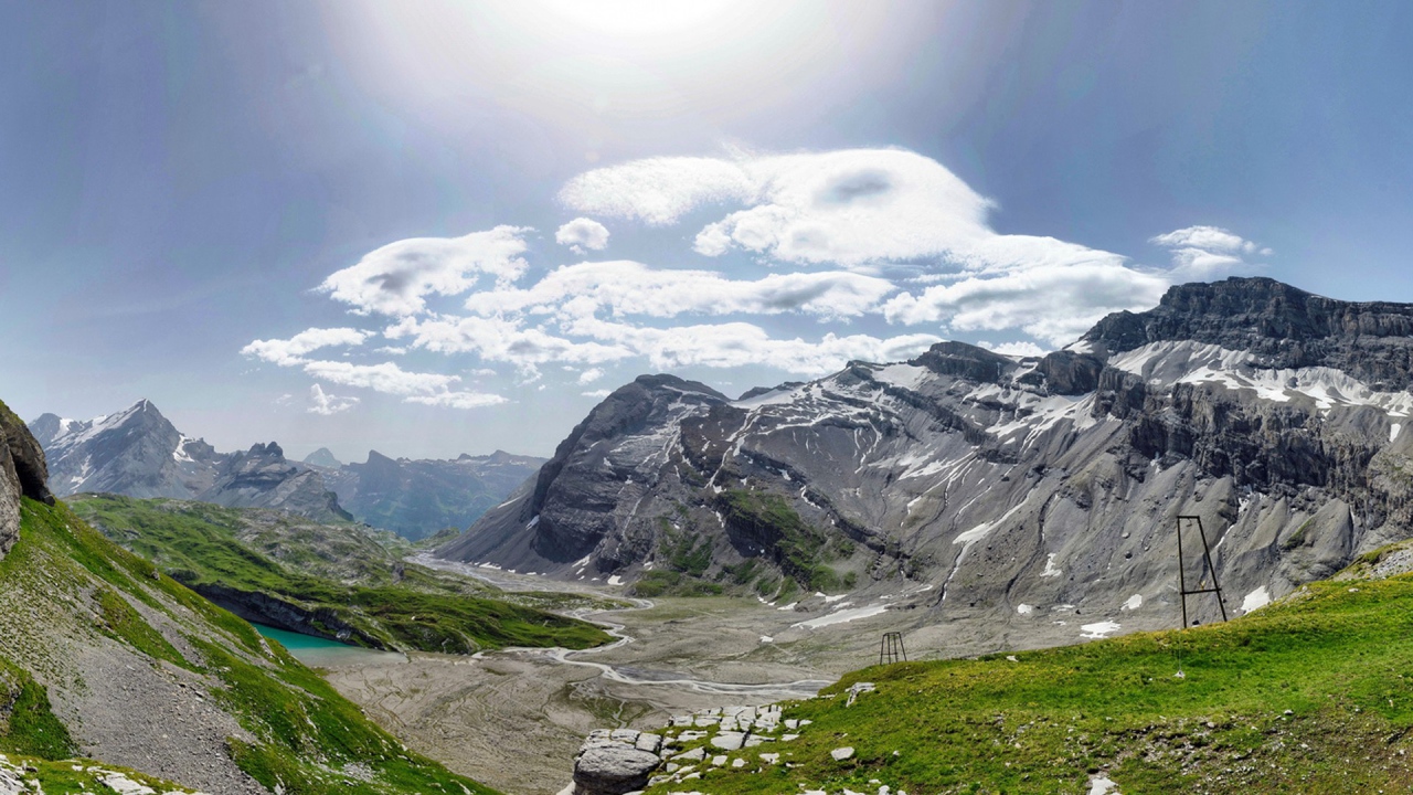 Облака причудливой формы