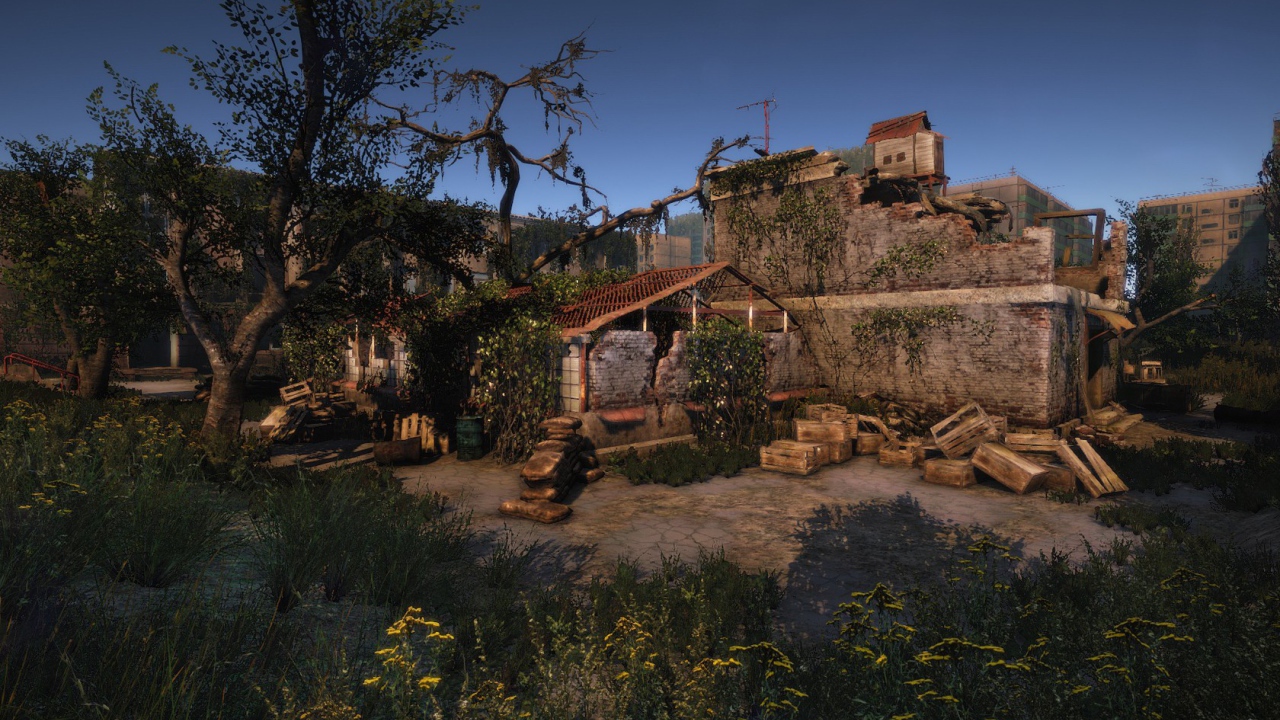 Развалины старого дома