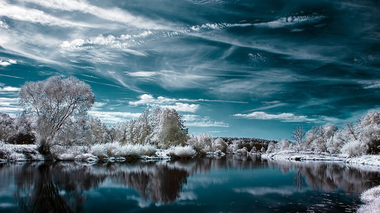 Инфракрасная фотография пейзаж