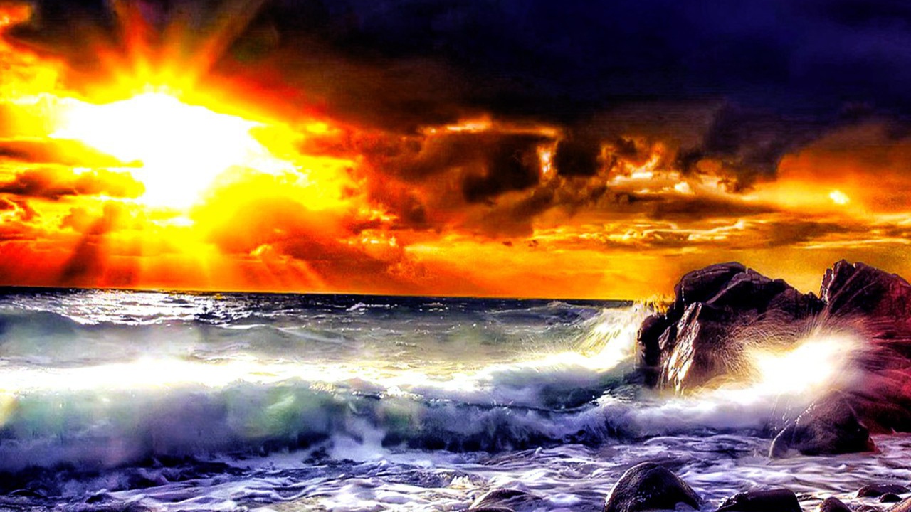 Закат после бури