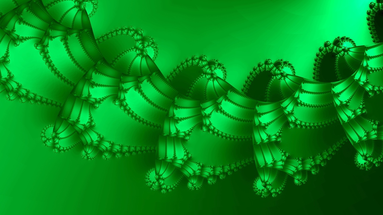 Гирлянда зеленая