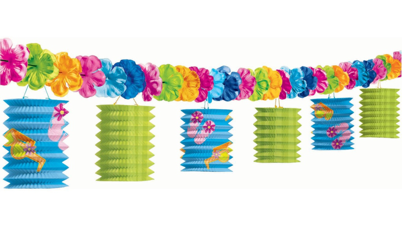 Гавайские гирлянды