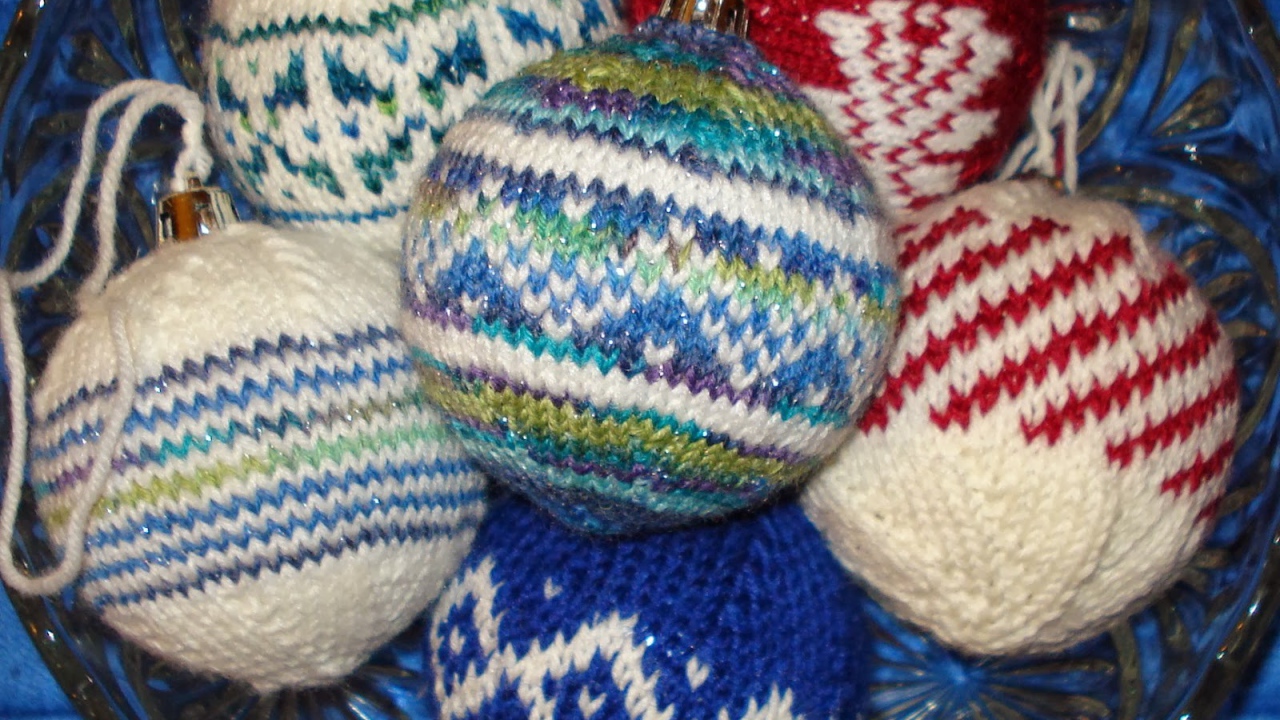 Bязаные елочные игрушки