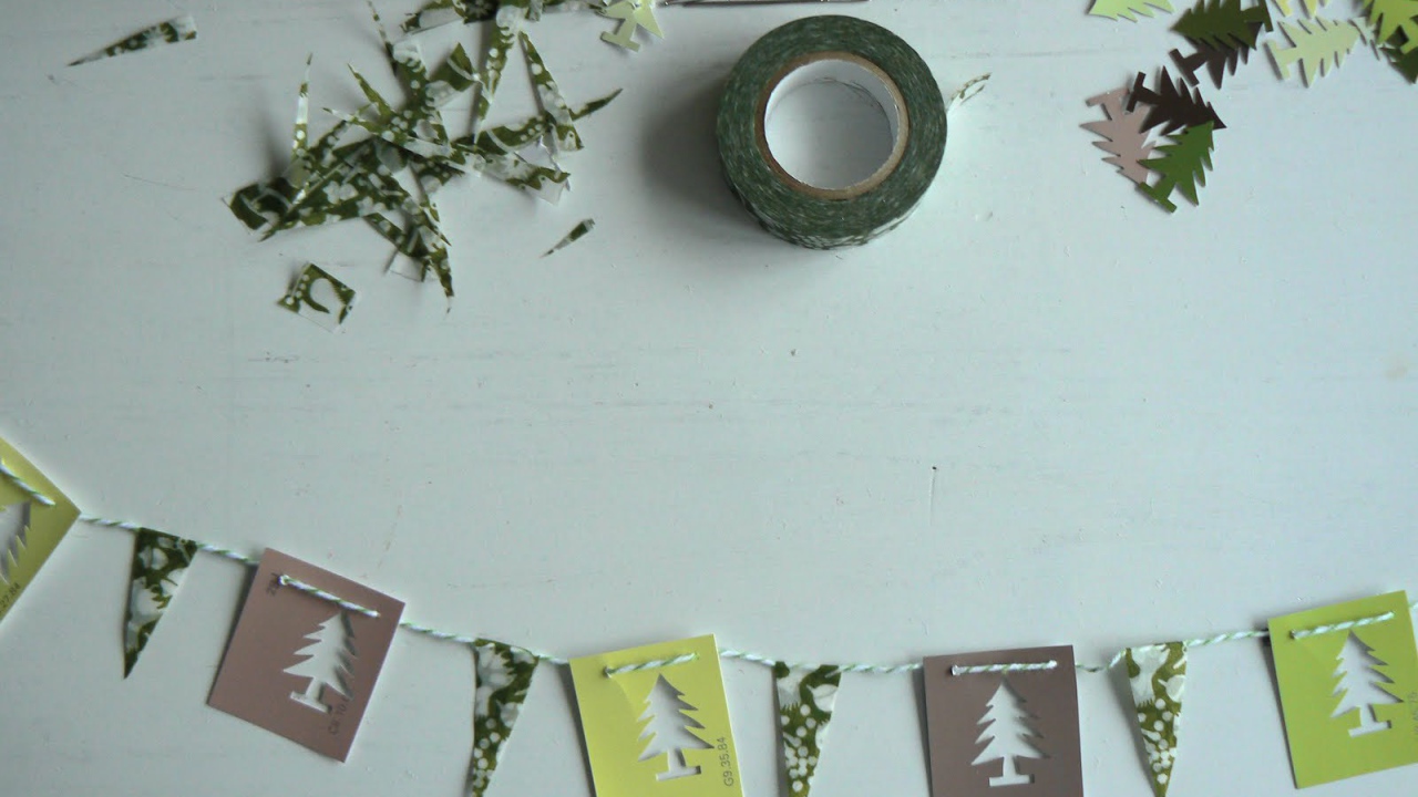 Бумажные гирлянды своими руками