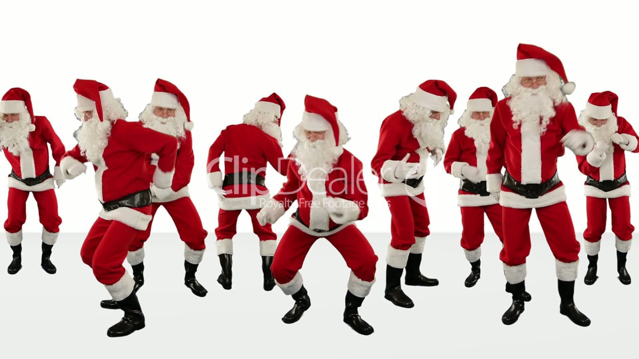 Дед мороз танцует