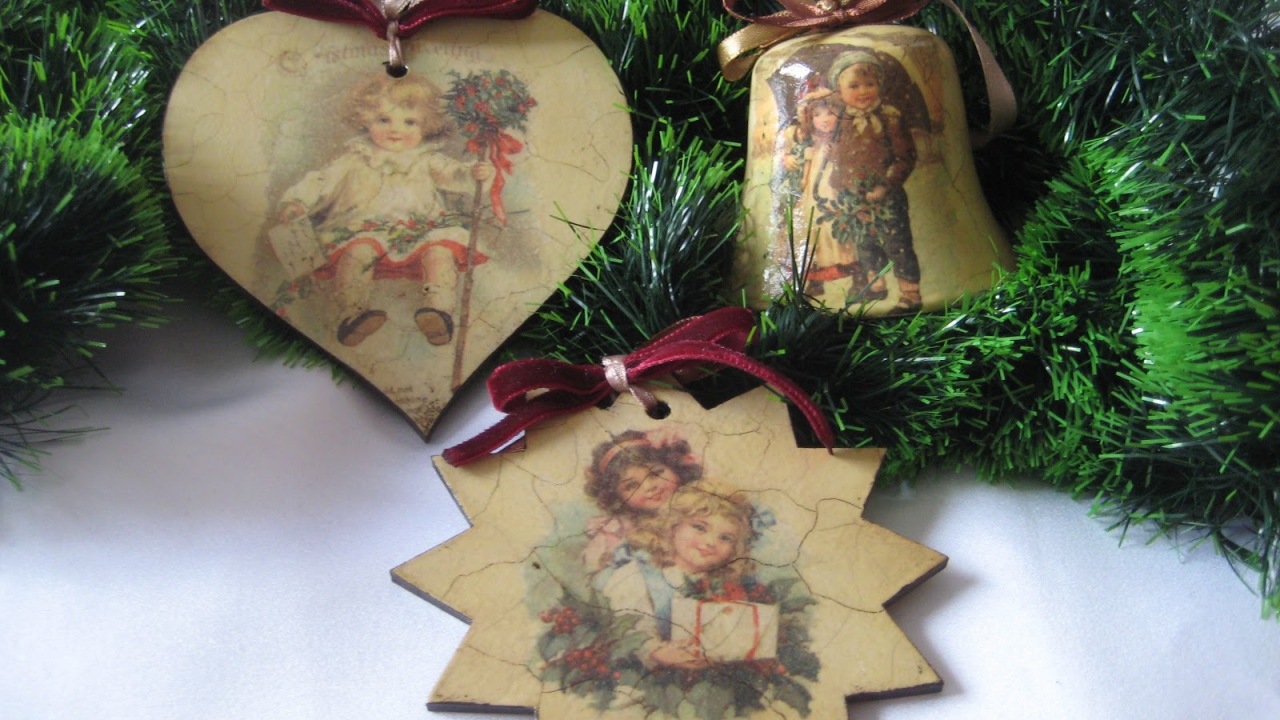 Bинтажные елочные игрушки