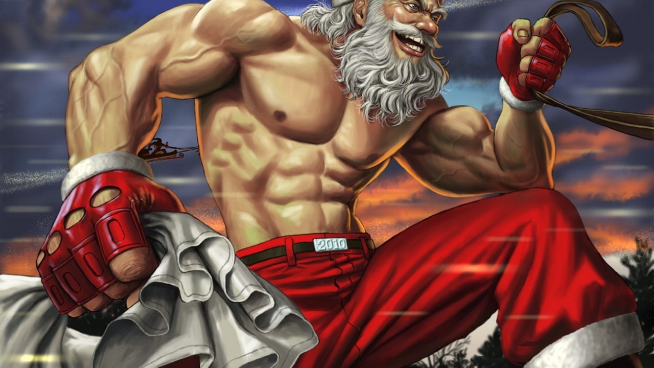 Дед мороз прикол