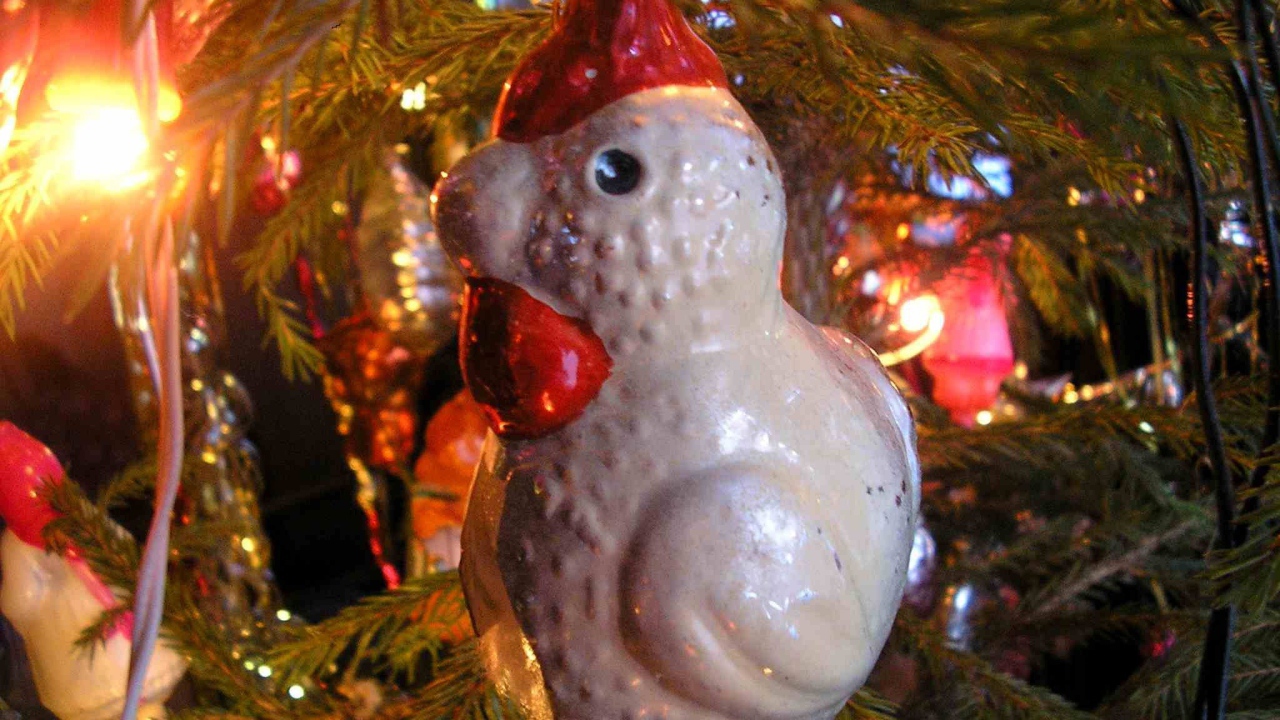 Cтарые советские елочные игрушки