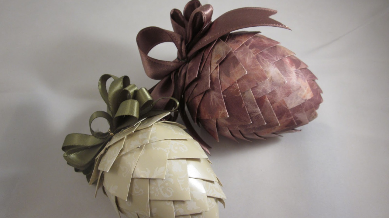 Бумажные елочные игрушки