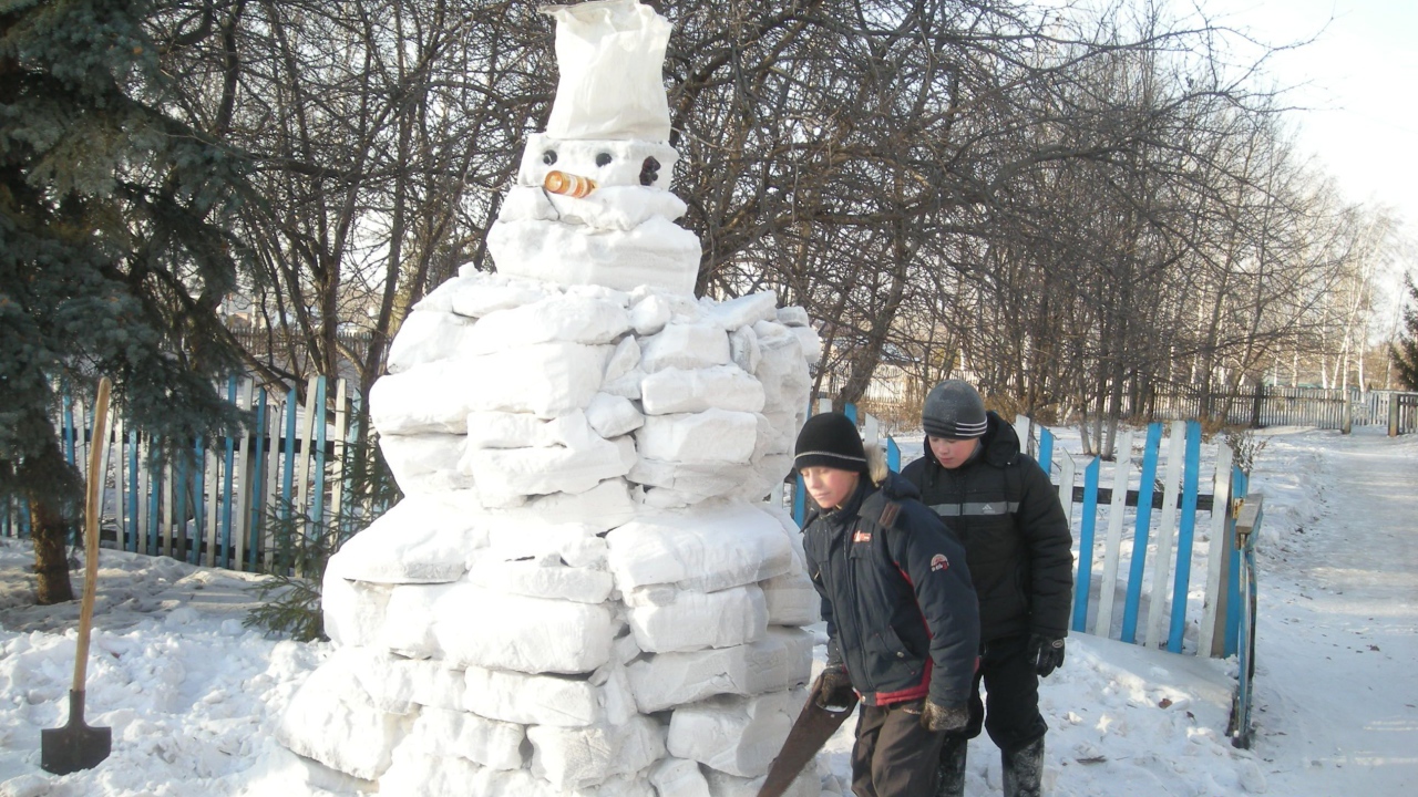 Cнежный дед мороз