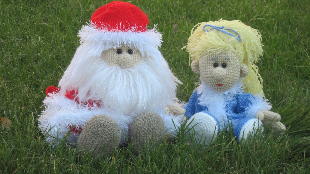 Kуклы дед мороз и снегурочка