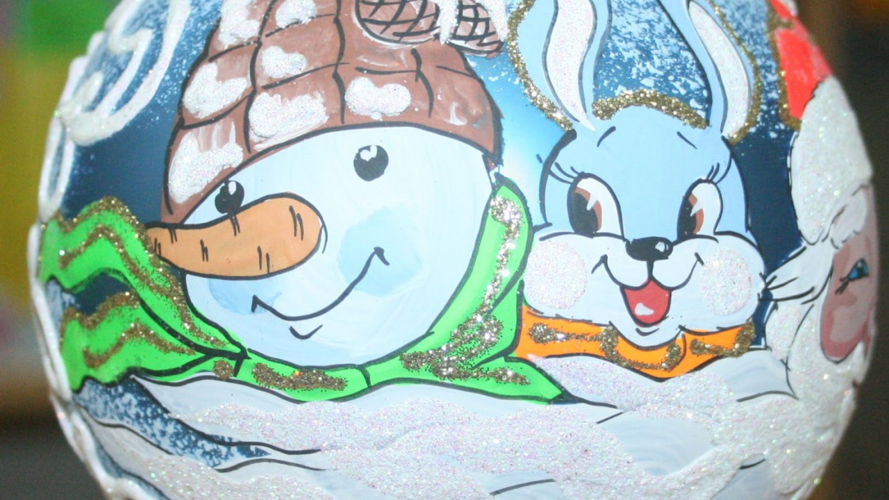 Hеобычные елочные игрушки