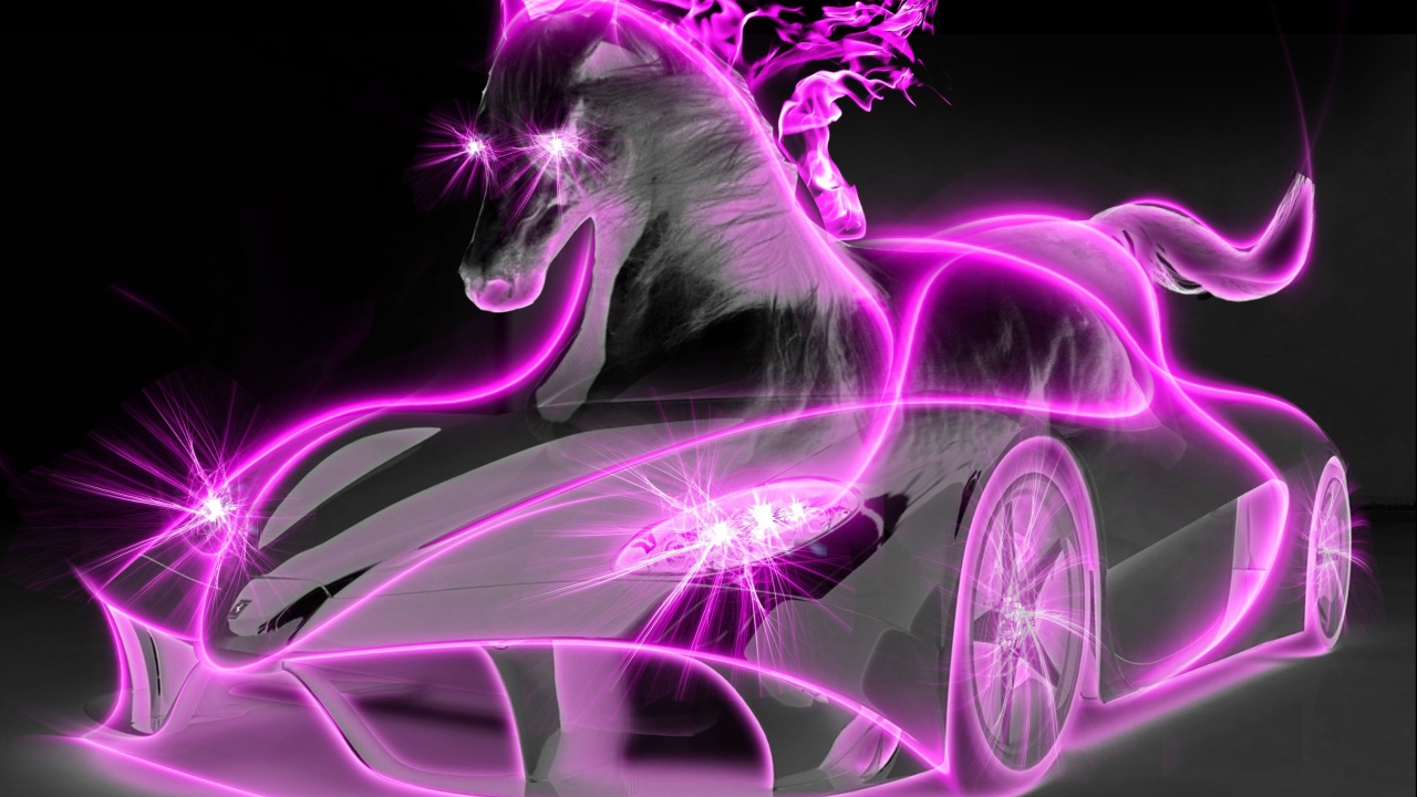 Розовая лошадь