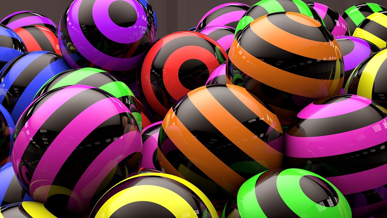 Striped balls