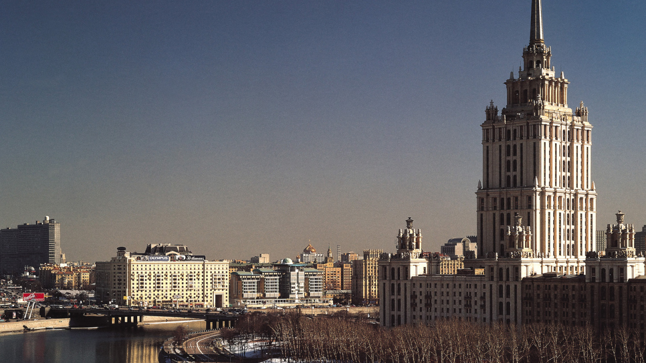 Посольство Великобритании в Москве зимой