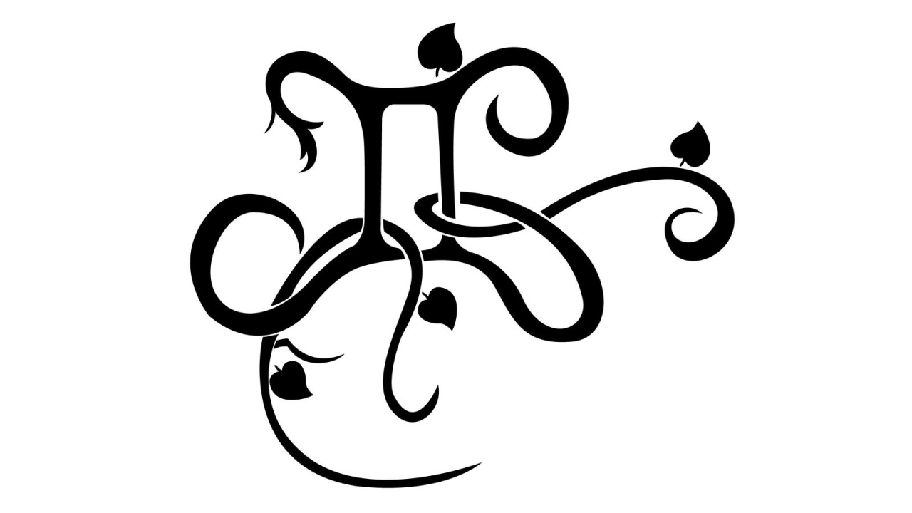 Знак близнецы на белом фоне