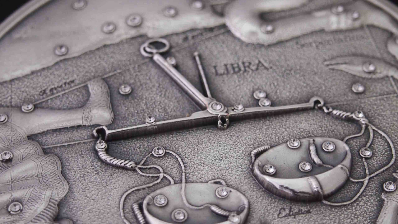 Весы на монете